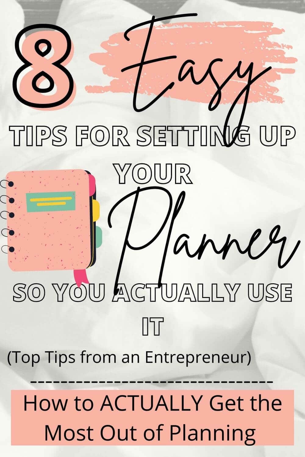 how to use a planner