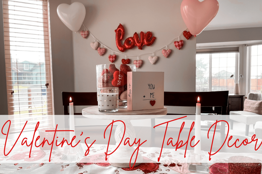 Valentine's Day Table Decor
