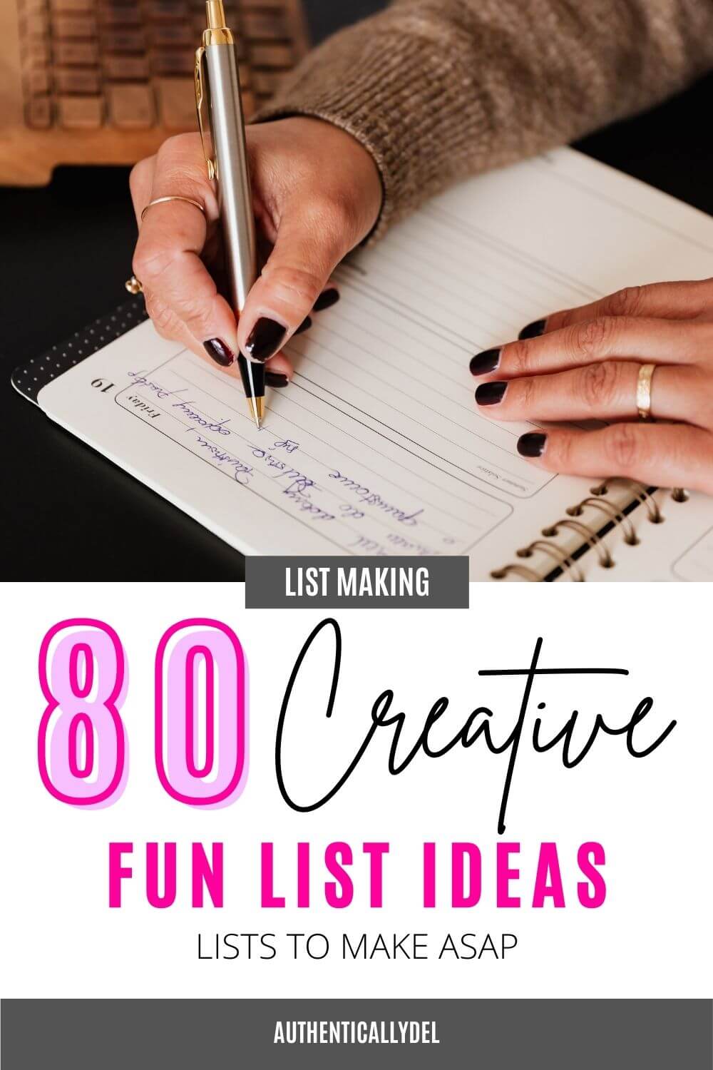 LIST IDEAS FOR FUN