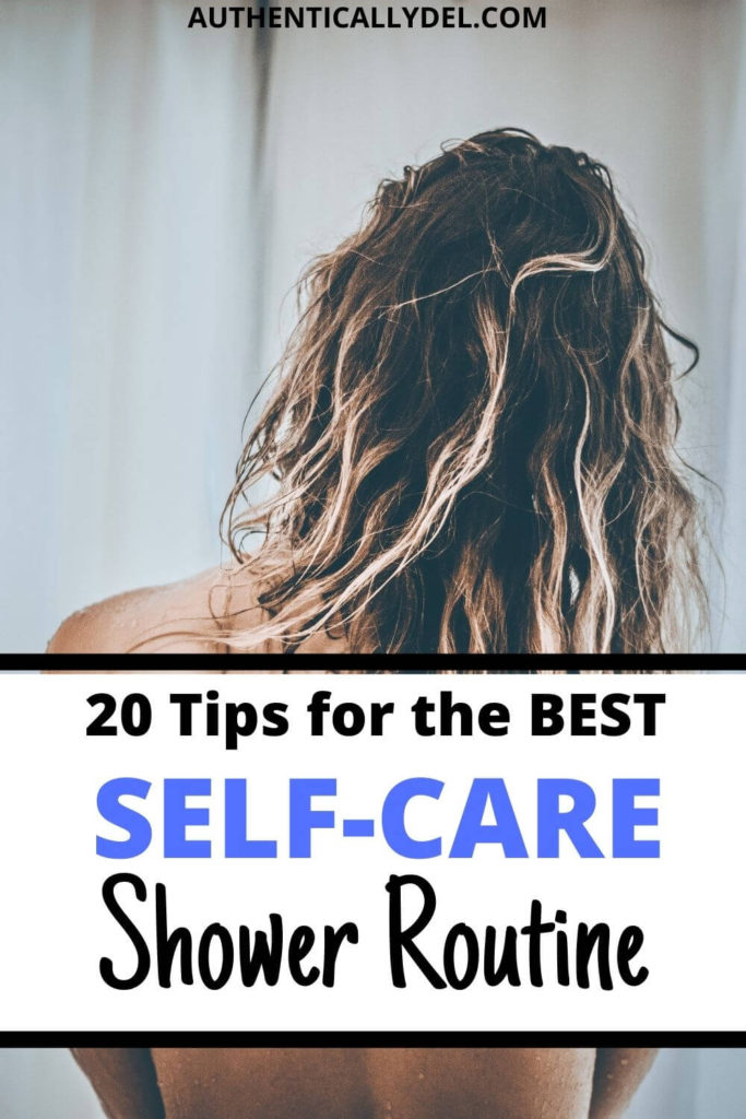 self care shower ideas