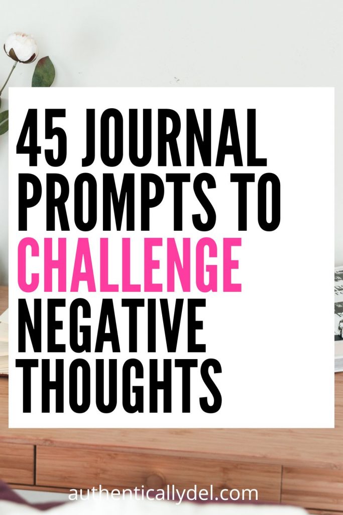 negative thought journal