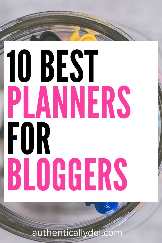 best blogging planners