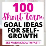short term goal examples