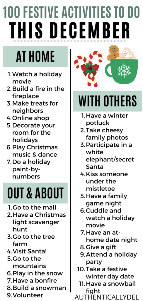 fun bucket list ideas for december