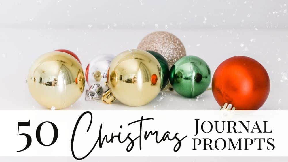 Christmas journal prompts for adults