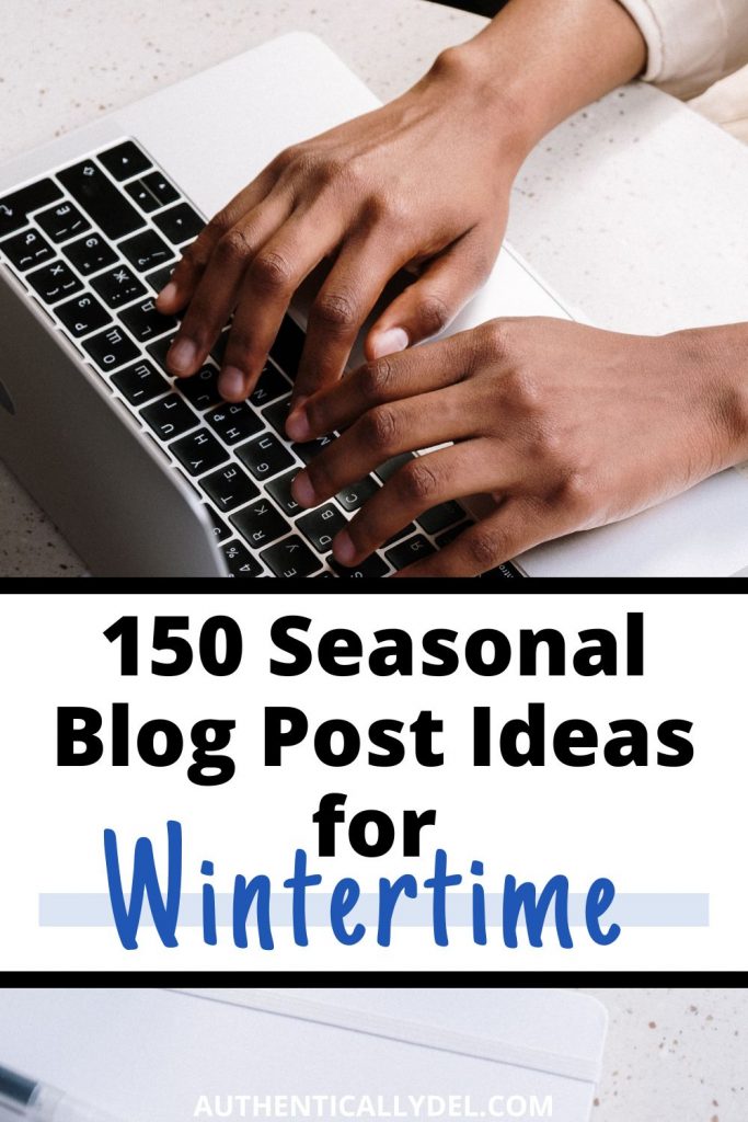 winter blog post ideas