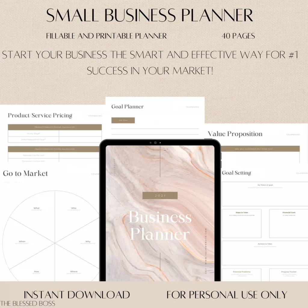 business planner for entrepreneurs 