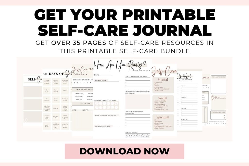 self-care journal printable