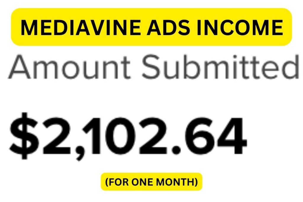 mediavine income after perfecting blogging course