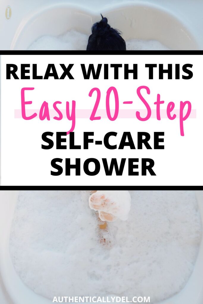 self-care shower ideas