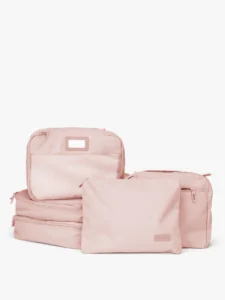 blush pink packing cubes