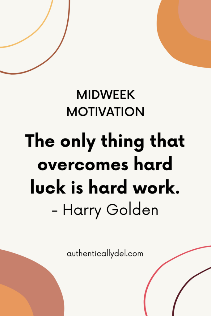 hard work motivational quote