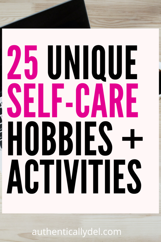 self-care hobbies