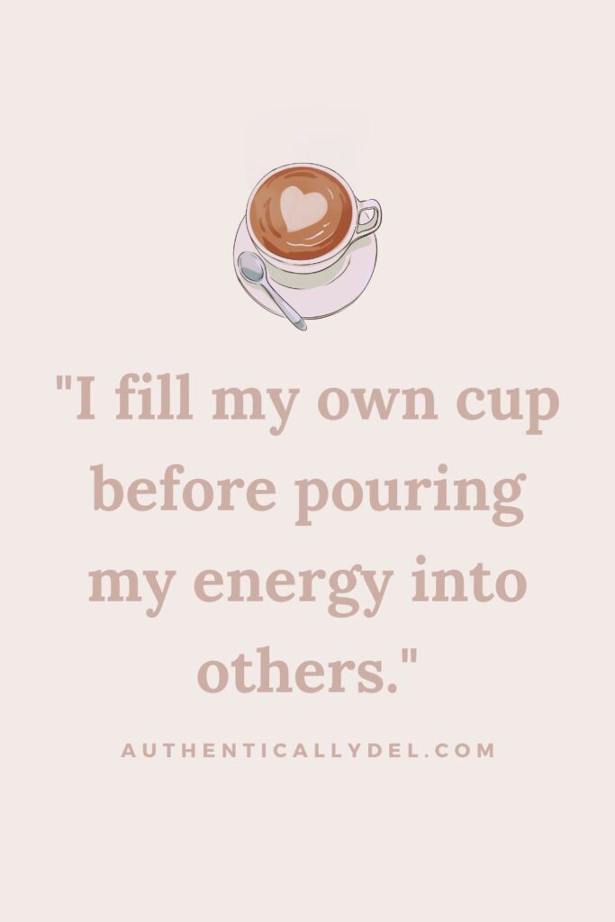 sunday affirmation for self-care