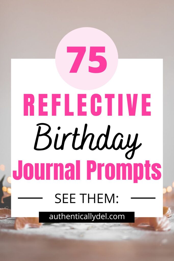 journal prompts for your birthday