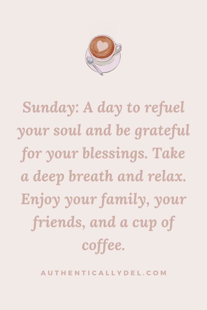 self care sunday quote about sunday