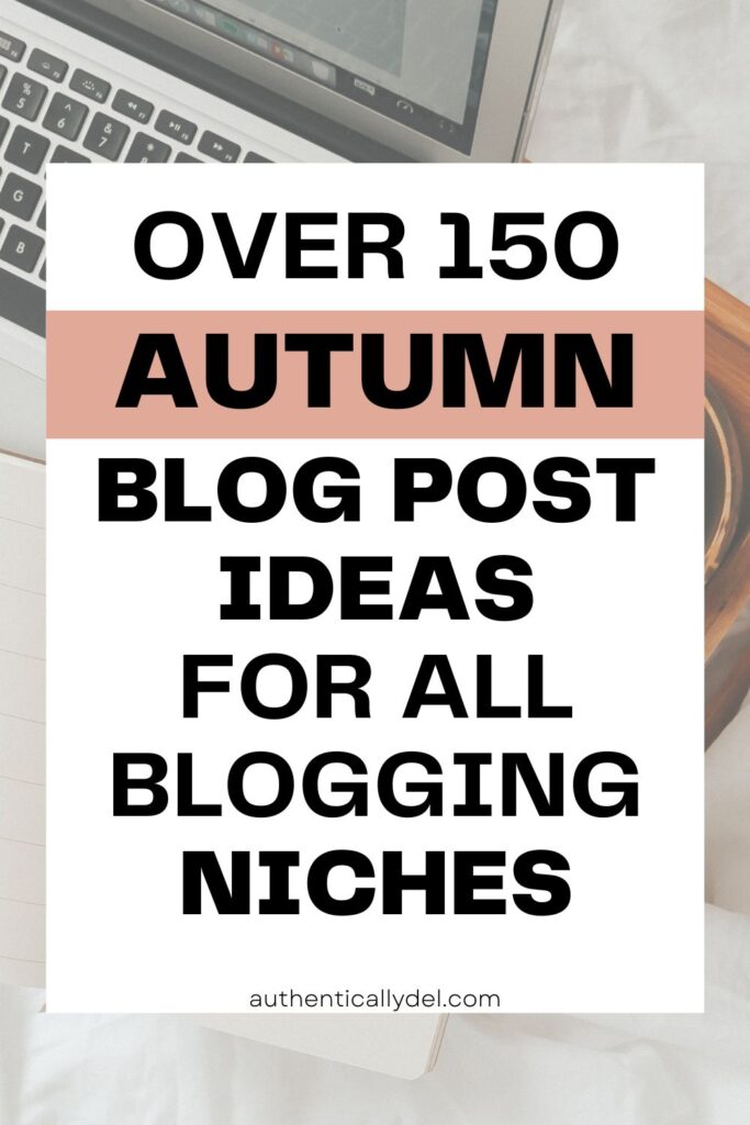 fall blog ideas