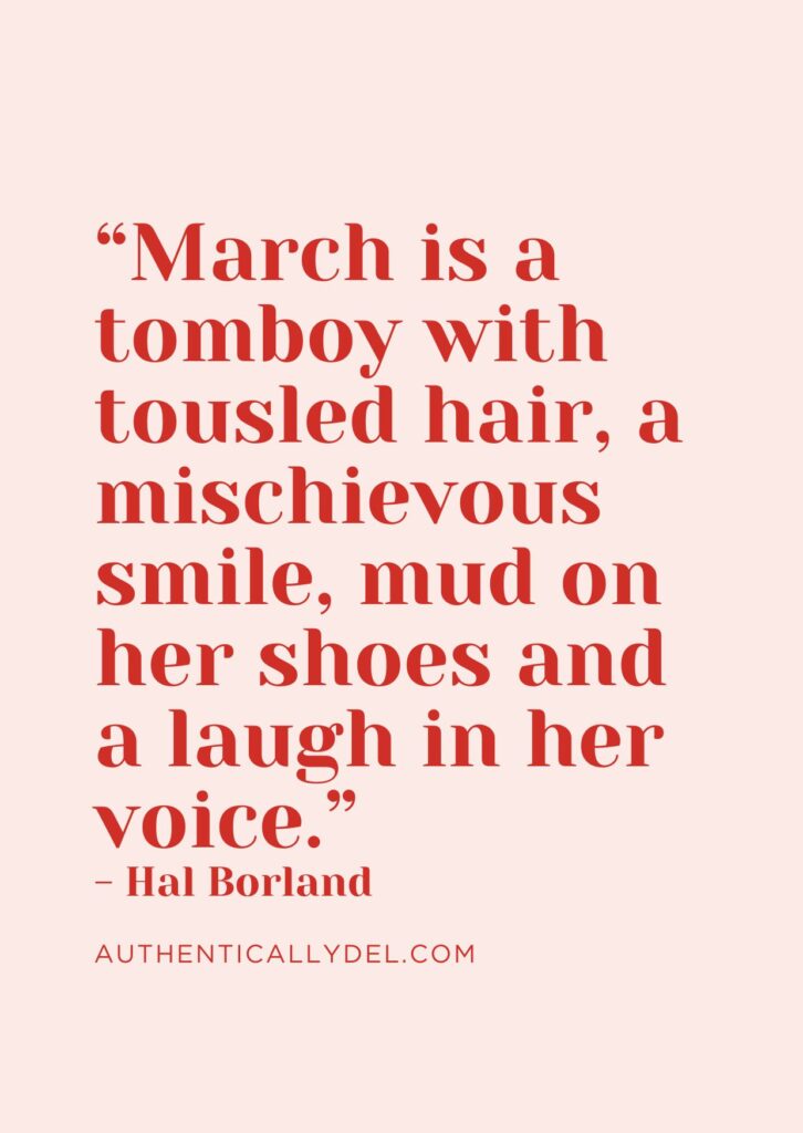 quotes about march