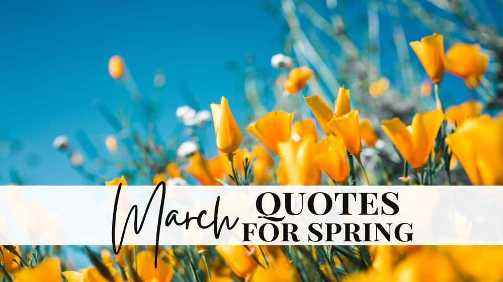 happy march quotes for spring